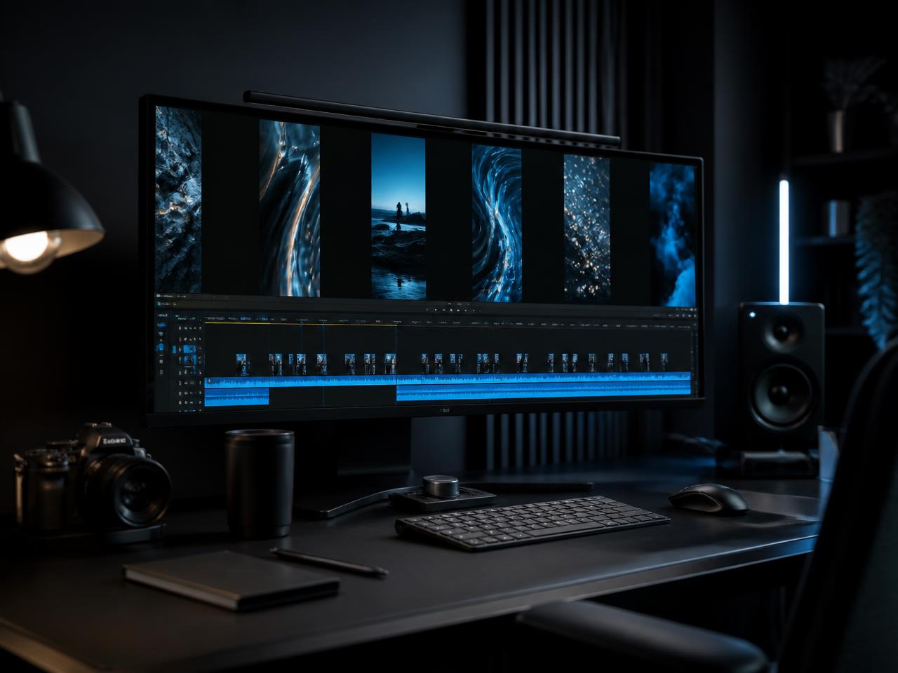 XM Services creative studio dashboard showing AI video and image tools